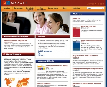 Mazar&#039;s website