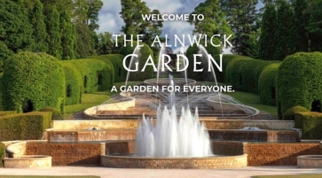 The iconic Alnwick Garden Grand Cascade, now sponsored by Sage Wealth