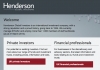 Henderson Global Investors&#039; website