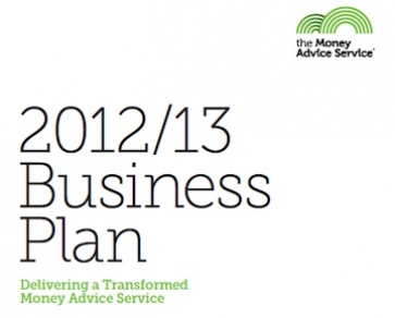 Money Advice Service business plan for 2012/13