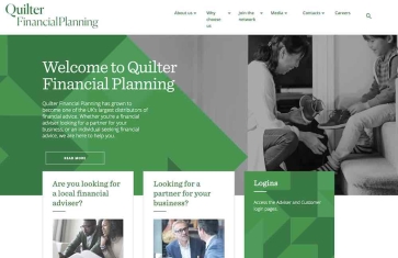 Quilter Financial Planning website