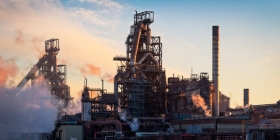 British Steel works at Port Talbot