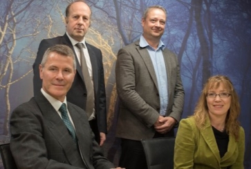 Beaufort Financial (Mansfield): L-R - Charles Hillier, Andrew Turner, Paul Hyde and Joanne Salter
