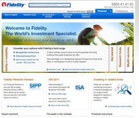 Fidelity FundsNetwork website