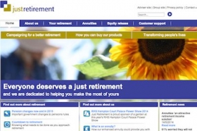 Just Retirement website