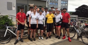 Old Mill&#039;s team of cyclists